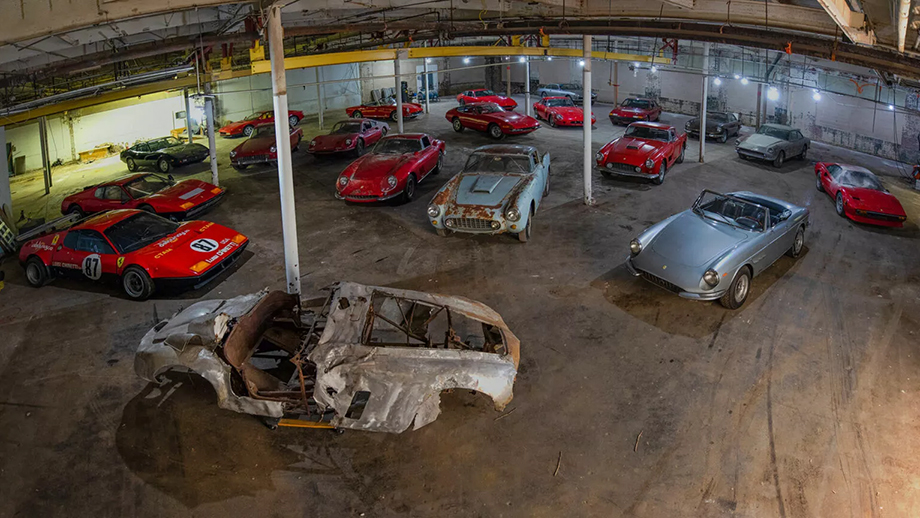 20 Ferrari были найдены в сарае после урагана в 2004 году.