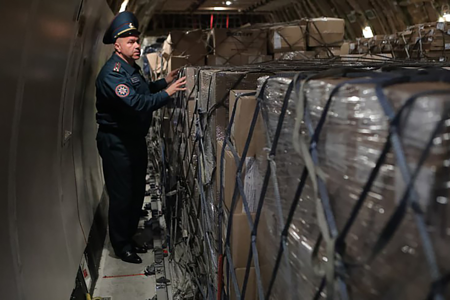 Самолёт с 72 тоннами гуманитарного груза из Белоруссии прибыл в Приморье.