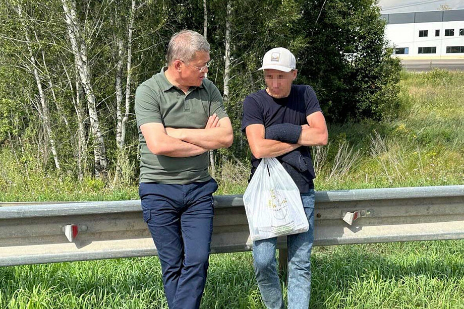 Радий Хабиров общался с Булатовым в начале августа, когда военнослужащий, угрожая гранатой заблокировал трассу.