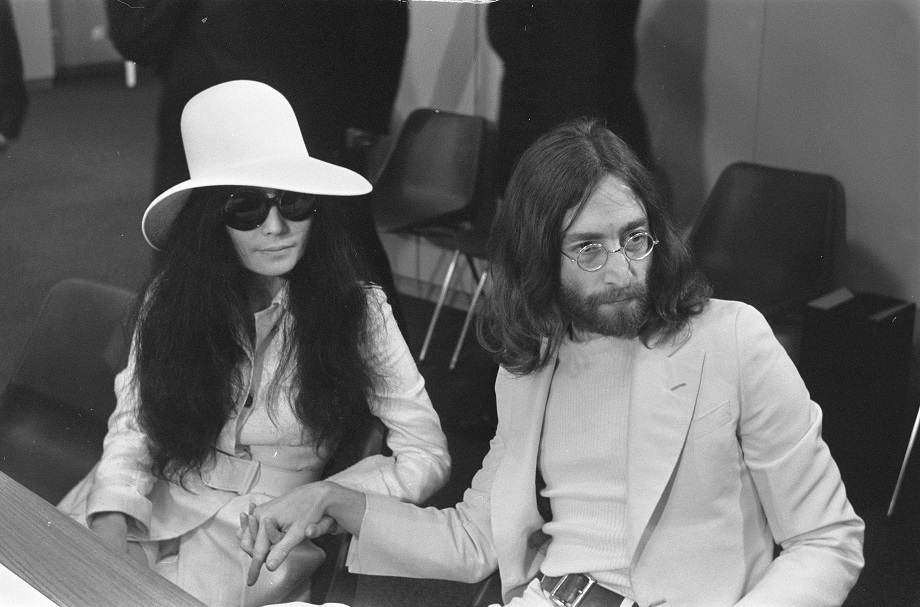 Джон Леннон и Йоко Оно в марте 1969 года.