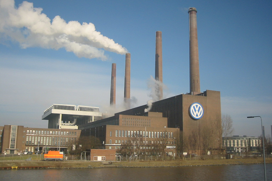 Завод Volkswagwn в Вольфсбурге.