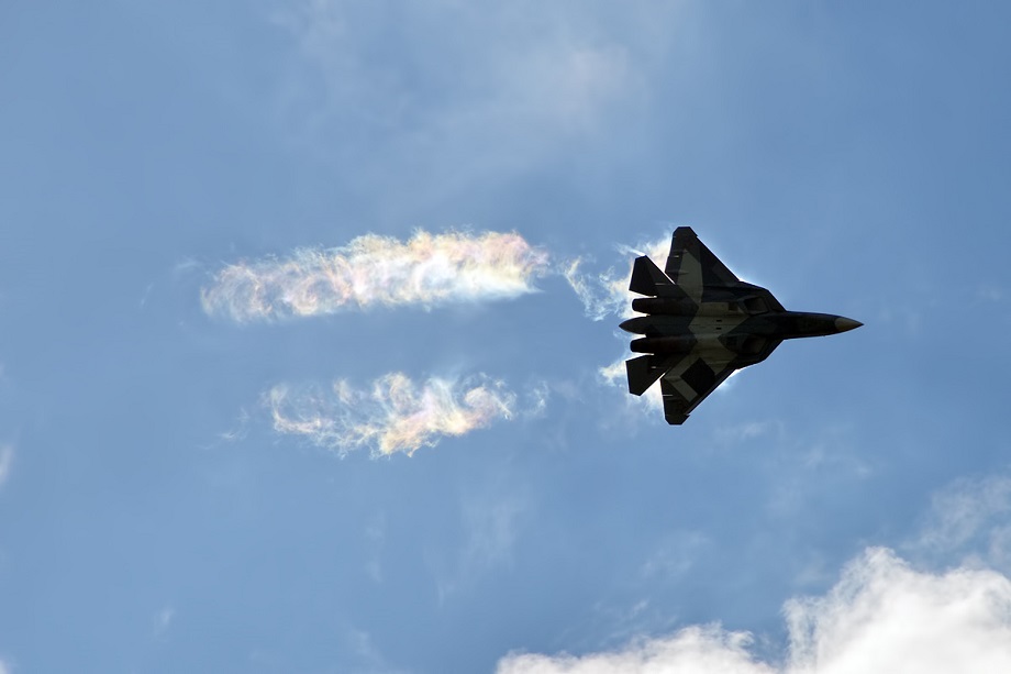 Российский многоцелевой истребитель пятого поколения Су-57