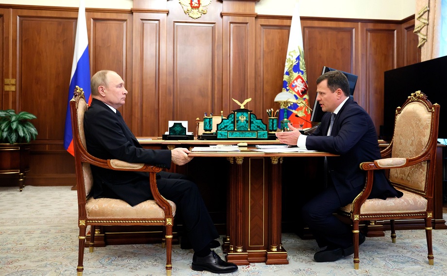 15 июня 2022 года. Встреча Владимира Путина с главой «РОСНАНО» Сергеем Куликовым