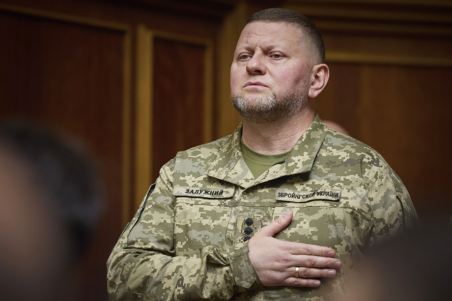 Главнокомандующий Вооружёнными силами Украины Валерий Залужный.