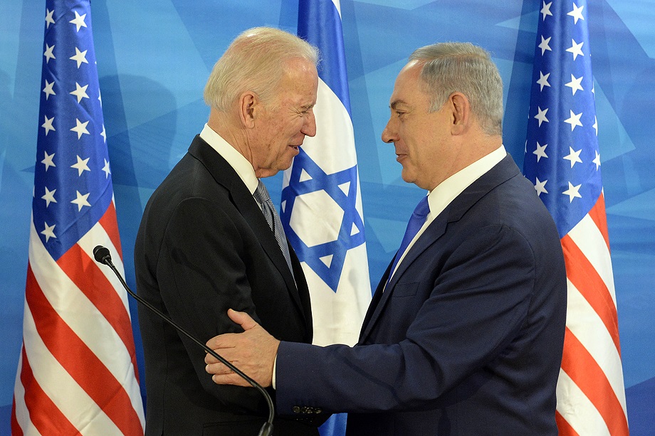 2016 год. Встреча Джо Байдена с Биньямином Нетаньяху.