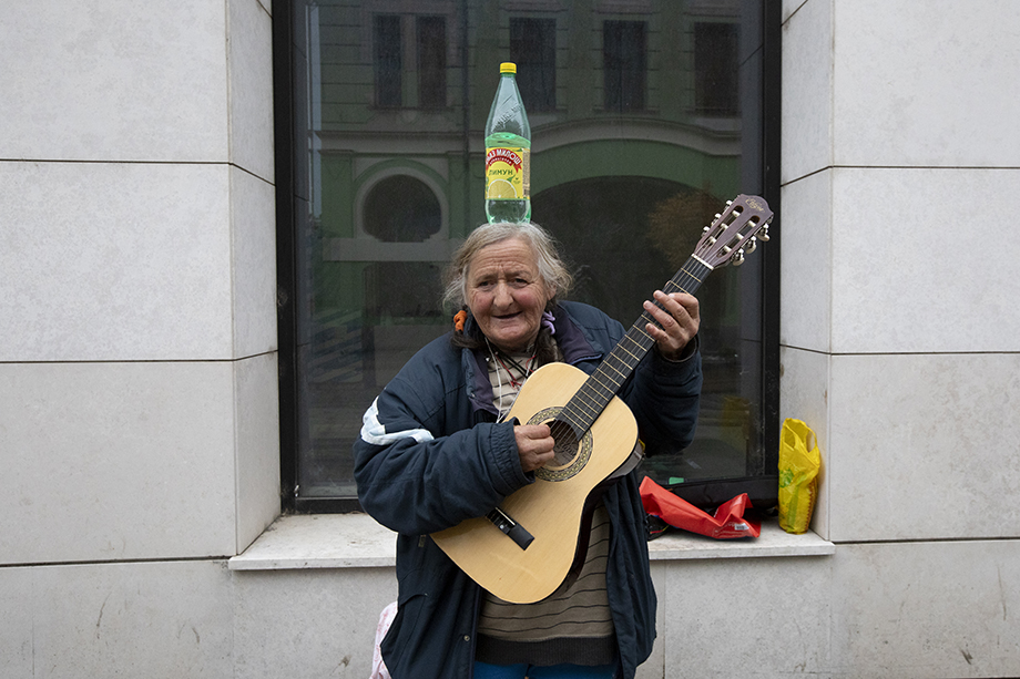 Уличные музыканты придают особый колорит центру города.
