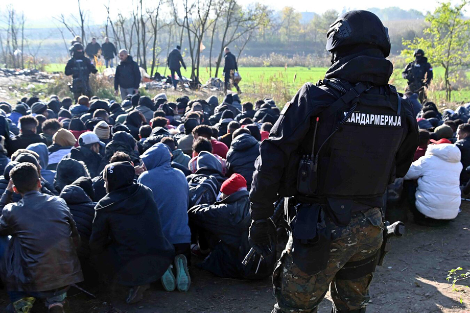 Сербская полиция выявила более 6 тысяч нелегальных мигрантов.