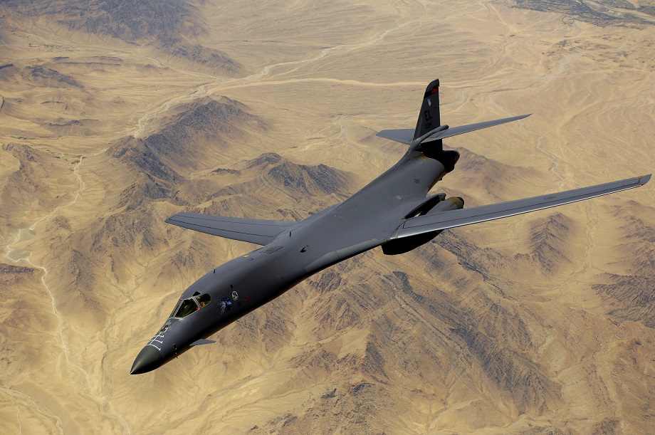 Американский стратегический бомбардировщик B-1B Lancer