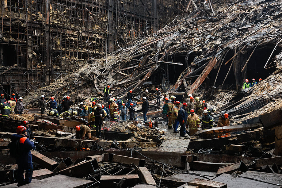 Почти 100 человек погибло в «Крокус Сити Холле» при пожаре.