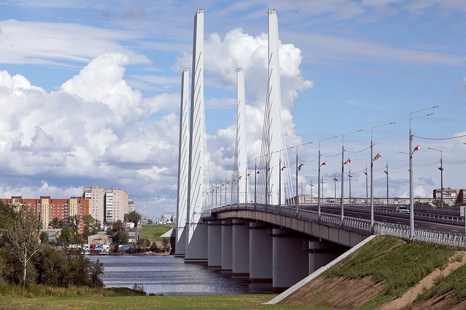 Архангельский мост в Череповце построен с участием «Северстали».