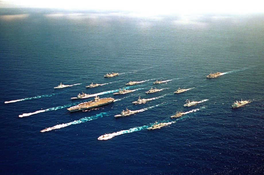 Походный ордер 9-й АУГ ВМС США.