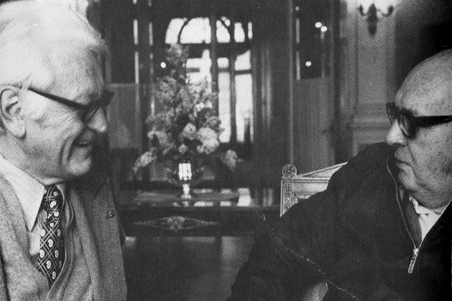 Николай (слева) и Владимир Набоковы (1950 год).