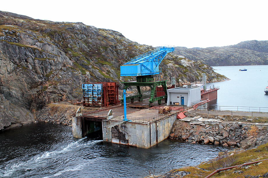 Кислогубская приливная электростанция была введена в эксплуатацию в конце 1968 года.
