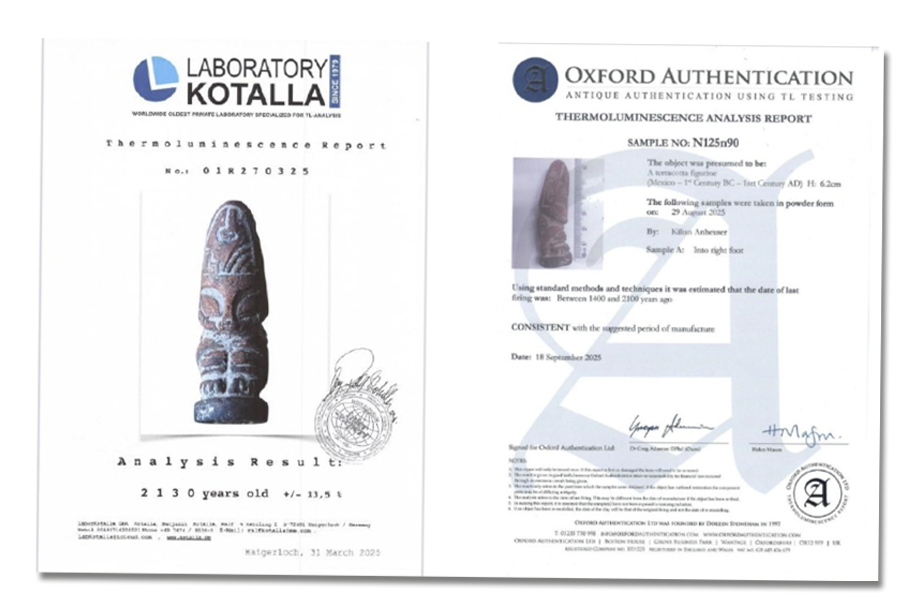 Два аналитических отчёта указывают на древнее происхождение небольшого «инопланетного идола», обнаруженного 2 марта 2025 года в Серро-дель-Торо, штат Халиско (Мексика).