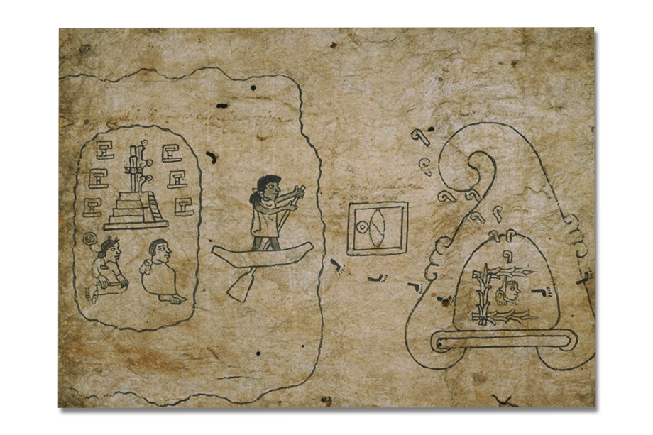 Отправление ацтеков из Ацтлана.