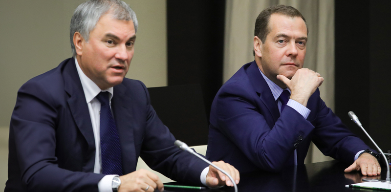 «Длящиеся правонарушения» Володина и Медведева